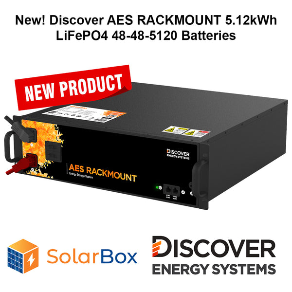 Now in Stock! Discover AES RACKMOUNT 5.12kWh LiFePO4 Batteries!