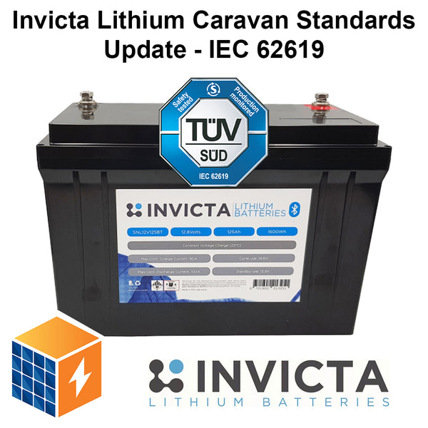 Invicta Lithium Caravan Standards Update AS/NZS 3001.2:2022 & IEC 62619