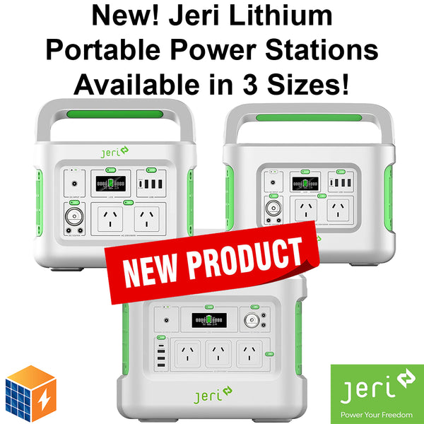 Jeri Lithium Portable Power Stations - V4, V6 & V10