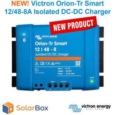 New! Victron Orion-Tr Smart 12V-48V 8A DC-DC Charger