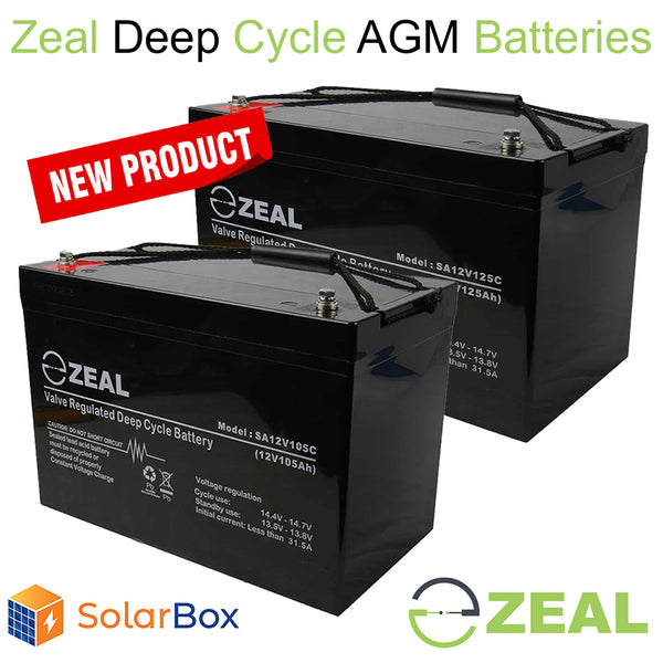Zeal Deep Cycle AGM Batteries