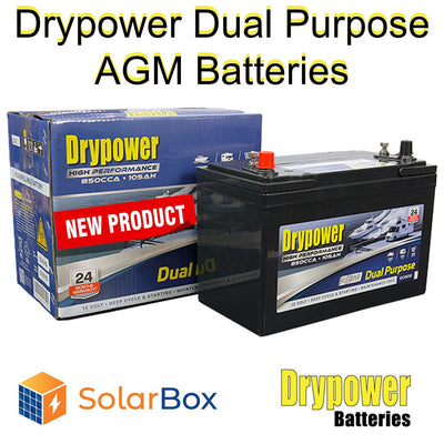 New! Drypower Dual Purpose AGM Batteries