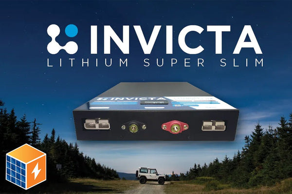 New! Invicta Super Slim LiFePO4 Batteries with Built-in Bluetooth