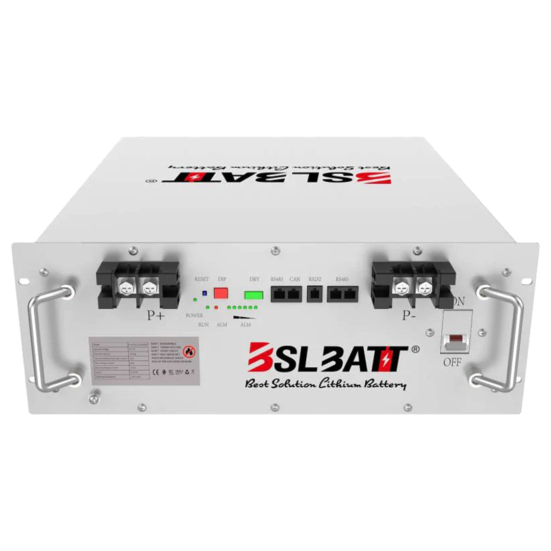 BSL 48V 5.12kWh Rack Mount LiFePO4 Battery - B-LFP48-100E