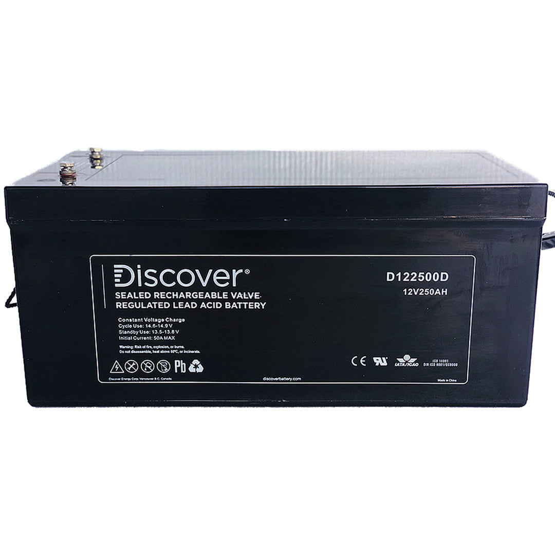 Discover 12V 260Ah Deep Cycle AGM Battery - D122500D