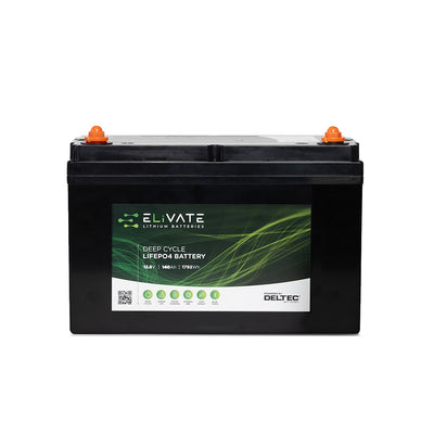 ELiVATE Lithium 12V 140Ah LiFePO4 Battery Bluetooth - DEL-LFP12V140BT