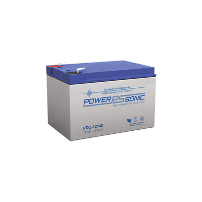 Power-Sonic 12V 13.9Ah Deep Cycle AGM Battery - PDC12140