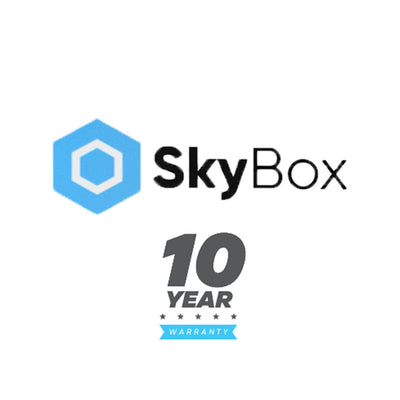 SkyBox 10 Year Warranty Logo