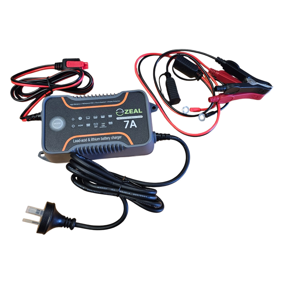 Zeal 7A Smart Battery Charger 12V/24V (3.5A) - SLZC12V7