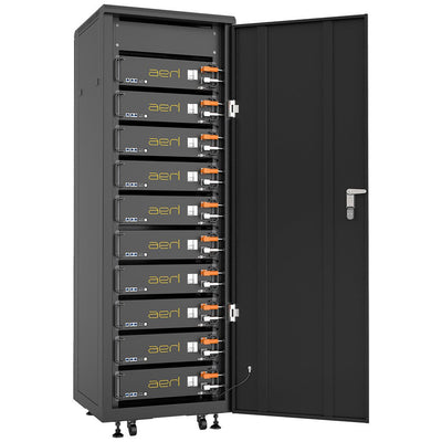 AERL LiFe² 10x Pre - Wired Battery Cabinet IP20 - LiFe2 - CAB10 - SolarBox