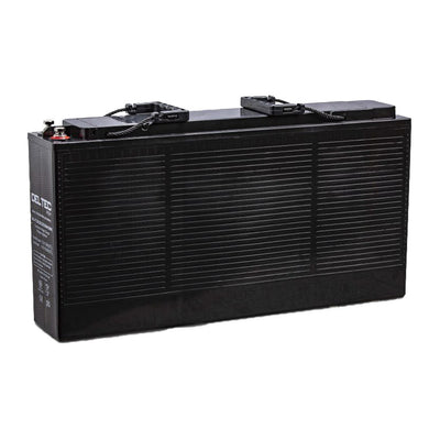 Deltec 12V 150Ah Slim Front Terminal AGM Battery - DEL - FT12V150 - SolarBox