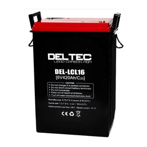 Deltec 6V 420Ah Lead Carbon AGM Battery - DEL - LCL16 - SolarBox