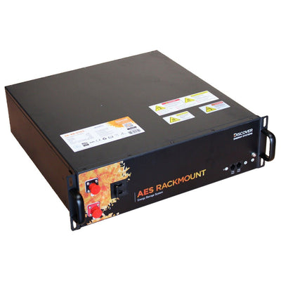 Discover AES RACKMOUNT 51.2V 5.12kWh LiFePO4 Battery - 48 - 48 - 5120 - SolarBox