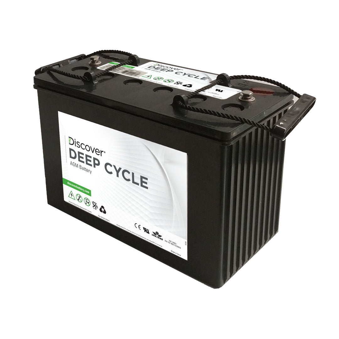 Discover D31A 12V 120Ah Deep Cycle AGM Battery - D31A - 120D - SolarBox