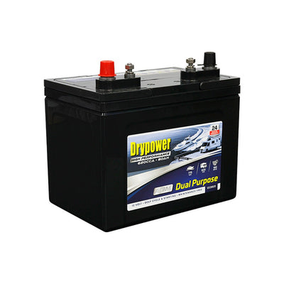 Drypower 12V 80Ah 620CCA Dual Purpose AGM Battery - 12CB620 - SolarBox