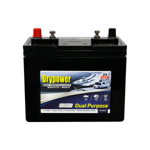 Drypower 12V 80Ah 620CCA Dual Purpose AGM Battery - 12CB620 - SolarBox