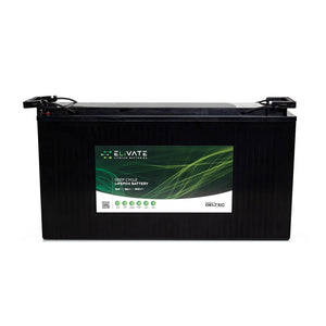 ELiVATE Lithium Slim 12V 152Ah LiFePO4 Battery Bluetooth - DEL - LFPFT12V152BT - SolarBox