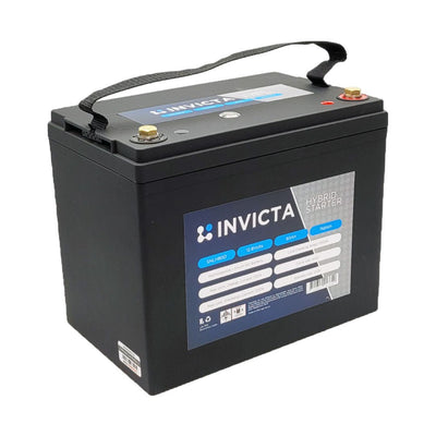 Invicta 12V 60Ah 1000CCA 80D Hybrid Lithium Battery - SNLH80DL - SolarBox