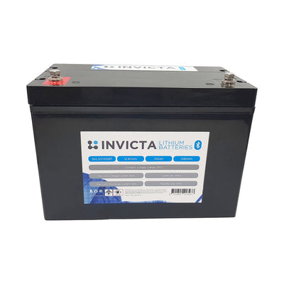 Invicta Lithium 12V 100Ah LiFePO4 Battery Bluetooth - SNL12V100BT - SolarBox