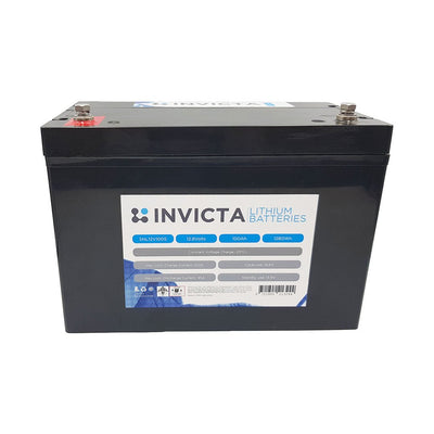 Invicta Lithium 12V 100Ah LiFePO4 Battery - SNL12V100S - SolarBox