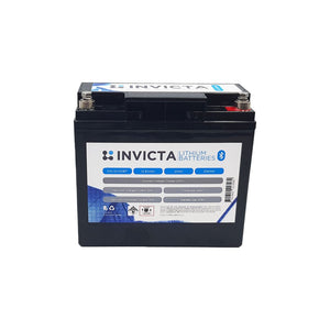 Invicta Lithium 12V 20Ah LiFePO4 Battery Bluetooth - SNL12V20BT - SolarBox