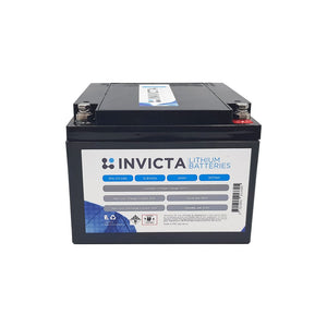 Invicta Lithium 12V 24Ah LiFePO4 Battery - SNL12V24S - SolarBox