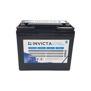 Invicta Lithium 12V 40Ah LiFePO4 Battery Bluetooth - SNL12V40BT - SolarBox