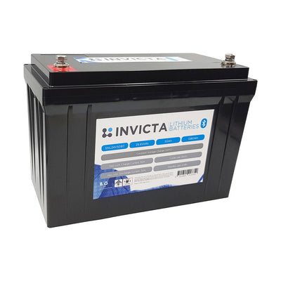 Invicta Lithium 24V 50Ah LiFePO4 Battery Bluetooth - SNL24V50BT - SolarBox