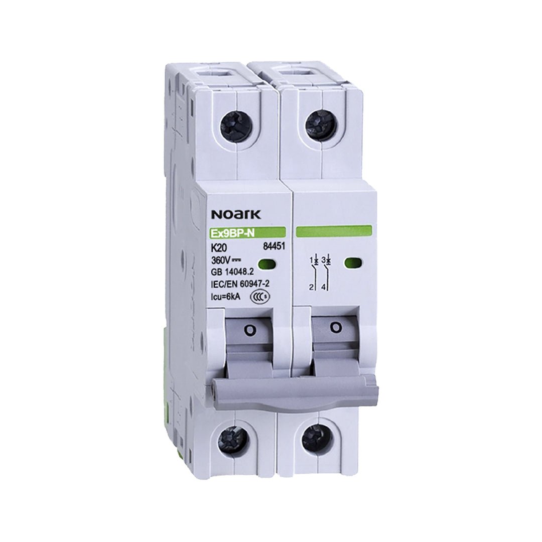 Noark 20A 360VDC 2 Pole MCB Ex9BN - N84451 - SolarBox