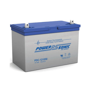 Power - Sonic 12V 105Ah Deep Cycle AGM Battery - PDC121050 - SolarBox