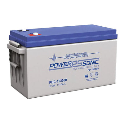 Power - Sonic 12V 215Ah Deep Cycle AGM Battery - PDC122000 - SolarBox