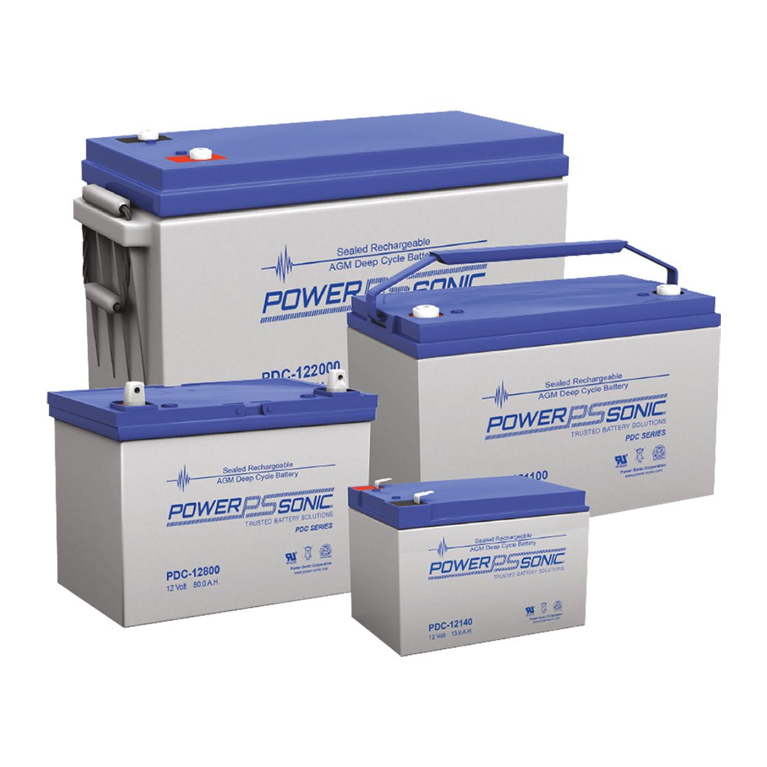 Power - Sonic 12V 26Ah Deep Cycle AGM Battery - PDC12260H - SolarBox