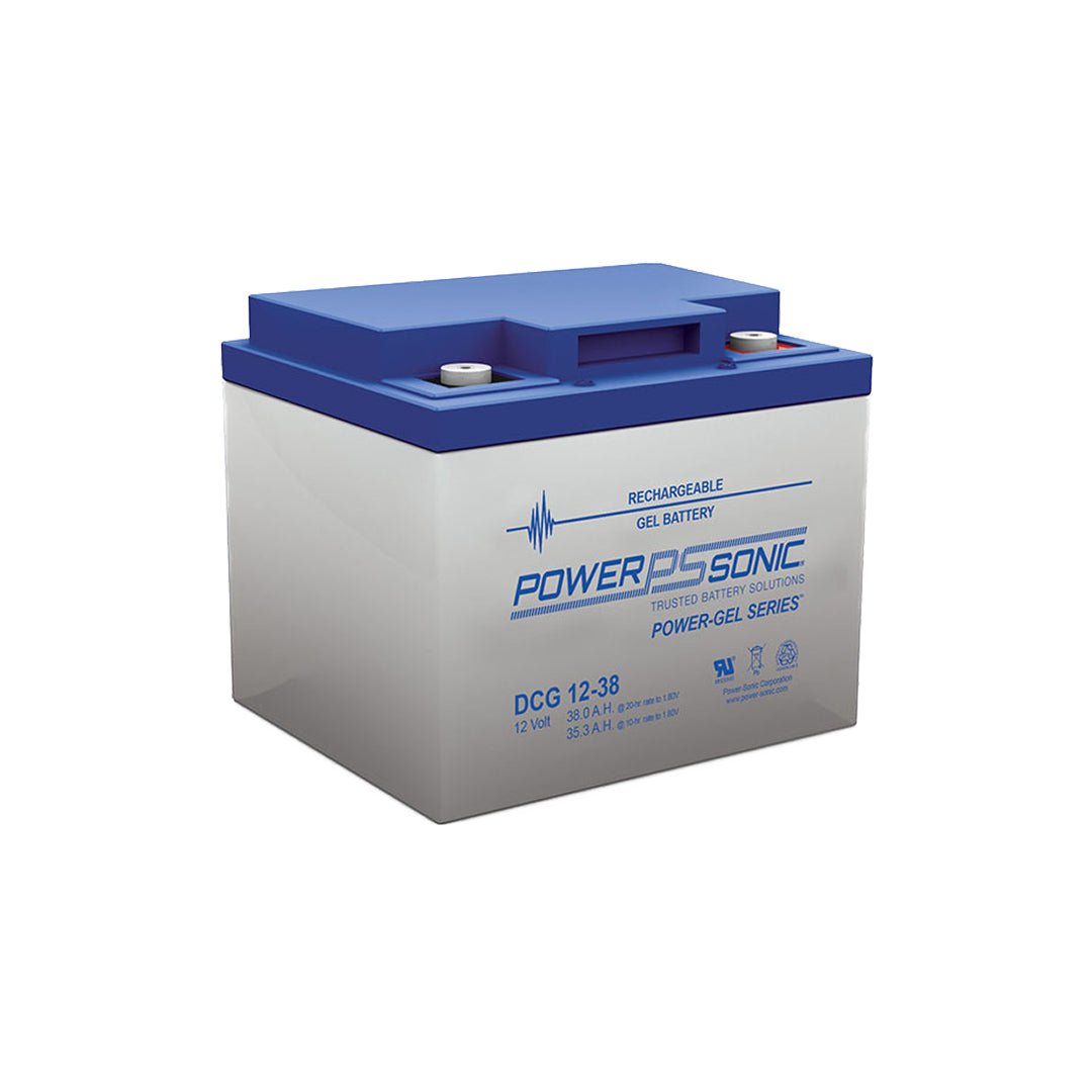 Power - Sonic 12V 38Ah Deep Cycle GEL Battery - DCG1238 - SolarBox