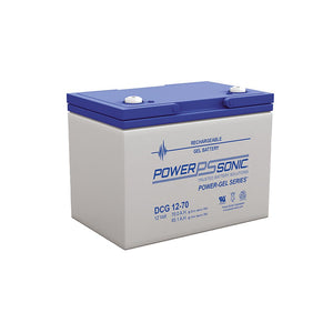 Power - Sonic 12V 70Ah Deep Cycle GEL Battery - DCG1270 - SolarBox