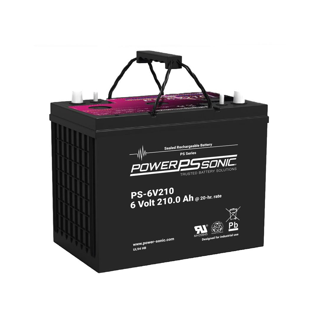 Power - Sonic 6V 210Ah Deep Cycle AGM Battery - PS6V210 - SolarBox