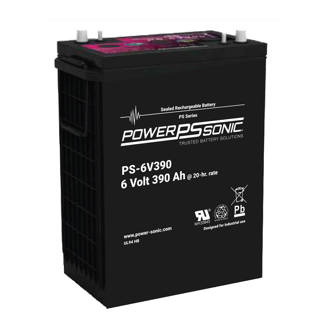 Power - Sonic 6V 390Ah Deep Cycle AGM Battery - PS6V390 - SolarBox