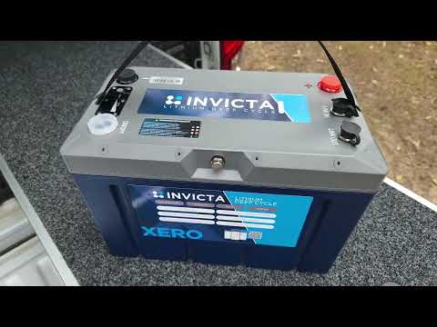 Invicta Lithium 12.8V 120Ah Xero IP67 LiFePO4 Battery Bluetooth - SNLX12V120BT Video