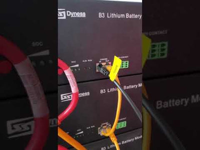 Dyness B3 Lithium Battery with Lux Power Hybrid Inverter Video