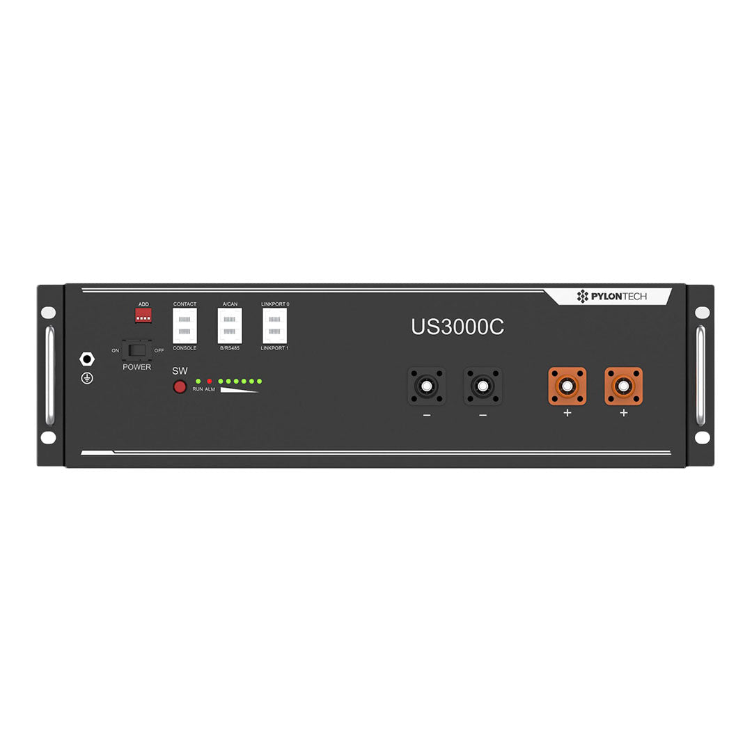 Pylontech 48V 3.55kWh LiFePO4 Battery - US3000C – SolarBox