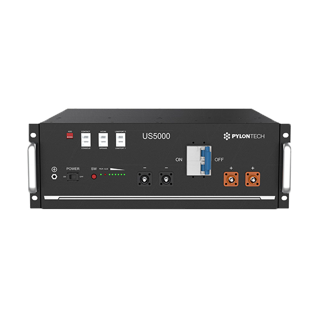 Pylontech 48V 4.8kWh Rack Mount LiFePO4 Battery - US5000 - B - SolarBox