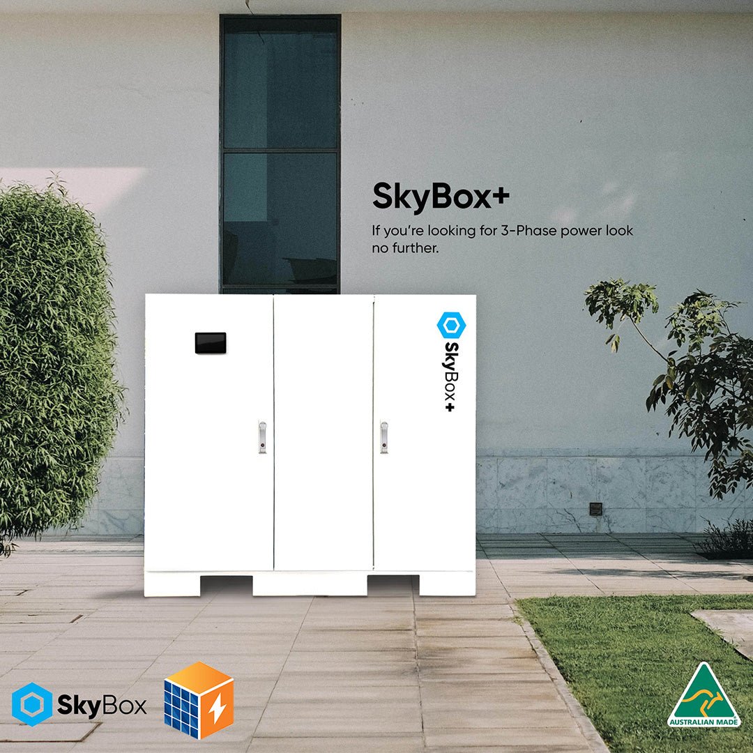 SkyBox+ Hybrid Series 12kW Three Phase Pre - Wired Cabinet (Deye) - SolarBox