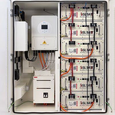 SkyBox Hybrid Series 5kW Pre - Wired Cabinet (Deye) - SolarBox