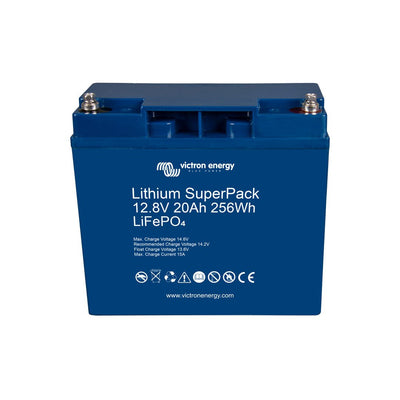 Victron 12.8V 20Ah Lithium SuperPack - BAT512020705 - SolarBox