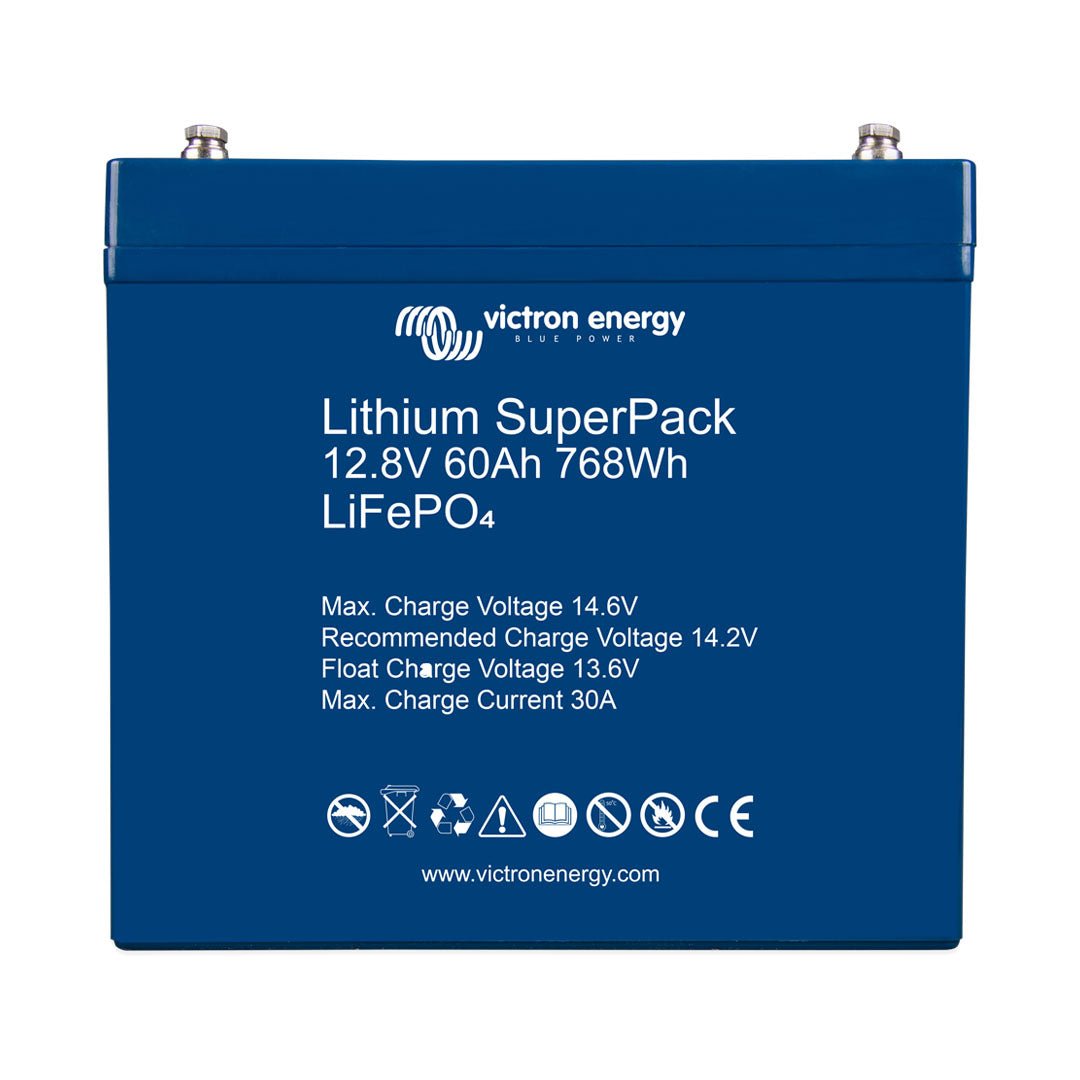 Victron 12.8V 60Ah Lithium SuperPack - BAT512060705 - SolarBox