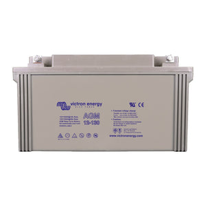 Victron 12V 130Ah AGM Deep Cycle Battery (M8 Flag) - BAT412121084 - SolarBox