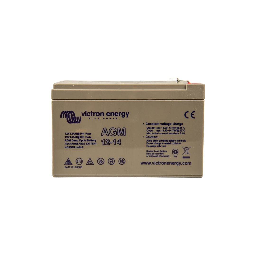 Victron 12V 14Ah AGM Deep Cycle Battery (F2) - BAT212120086 - SolarBox