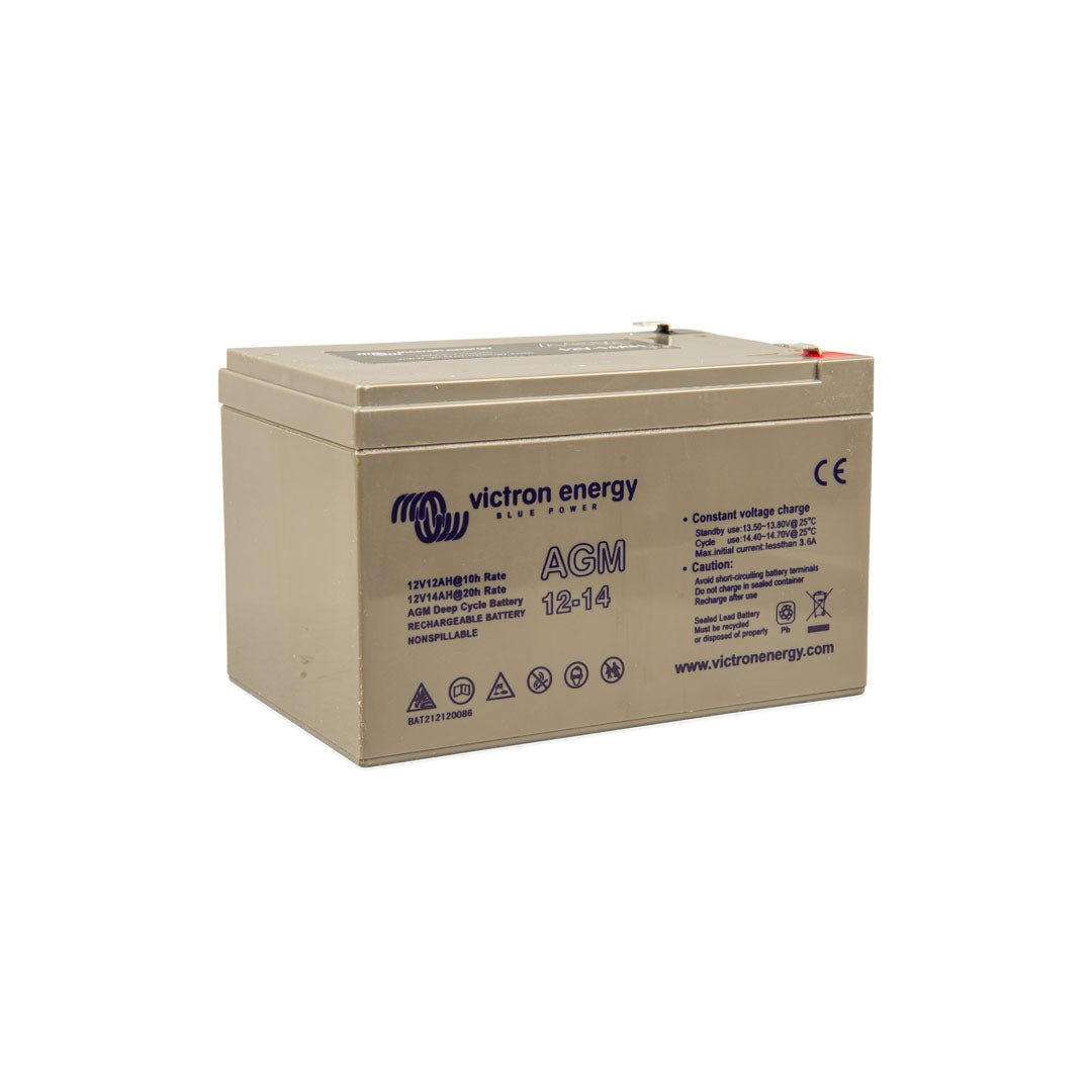 Victron 12V 14Ah AGM Deep Cycle Battery (F2) - BAT212120086 - SolarBox