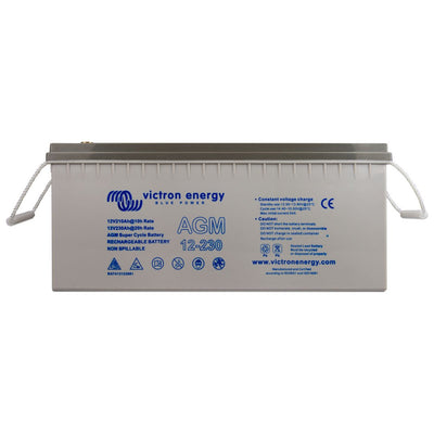 Victron 12V 230Ah AGM Super Cycle Battery (M8 Insert) - BAT412123081 - SolarBox