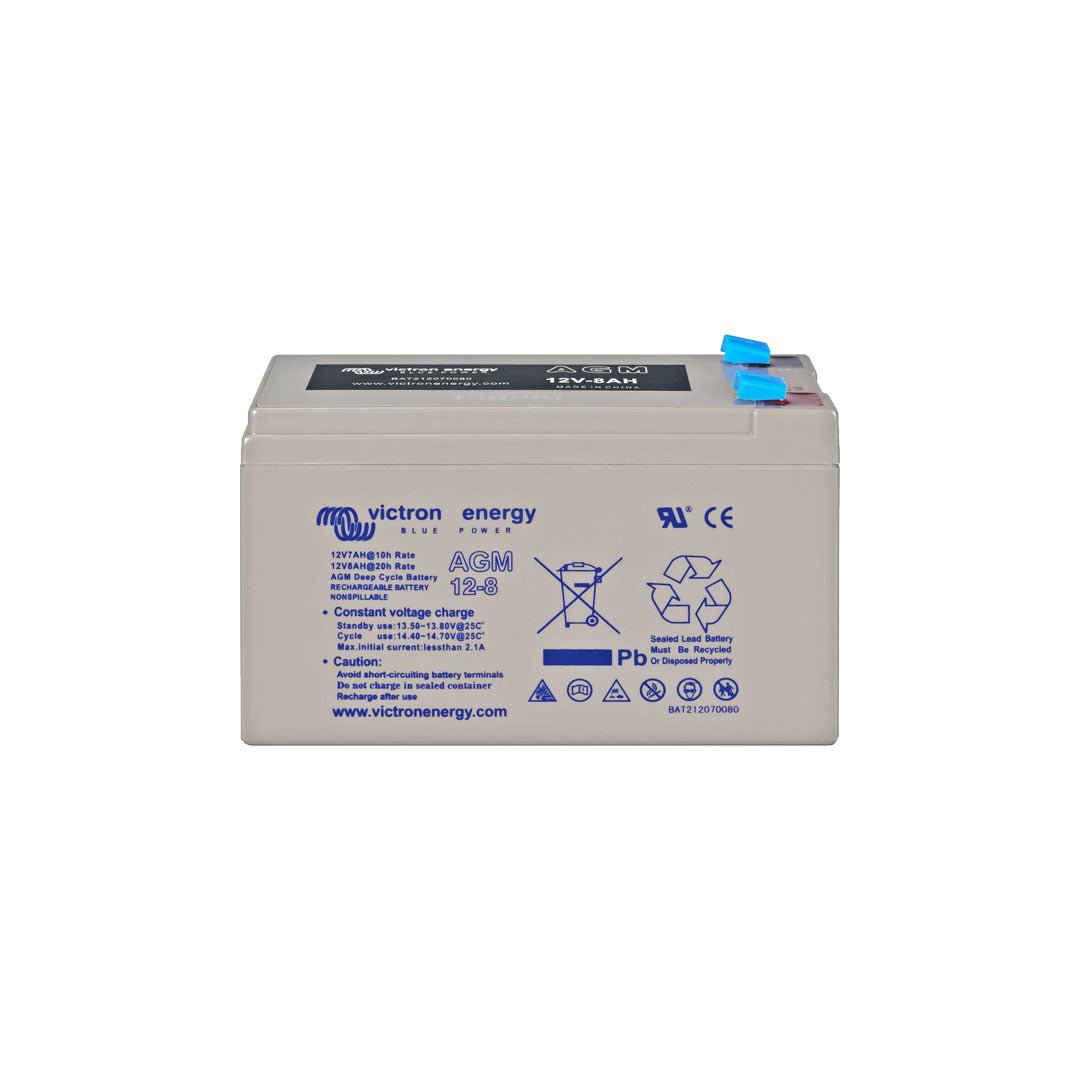 Victron 12V 8Ah AGM Deep Cycle Battery (F2) - BAT212070084 - SolarBox