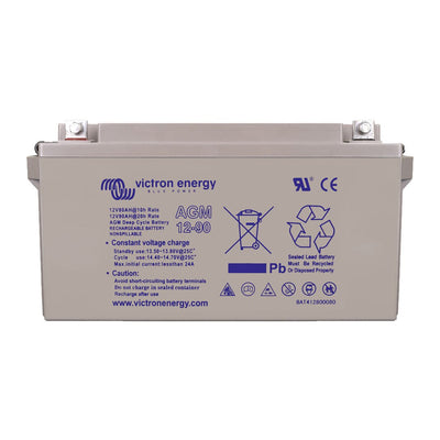 Victron 12V 90Ah AGM Deep Cycle Battery (M6 Flag) - BAT412800084 - SolarBox